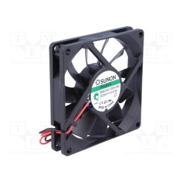 1 pcs x SUNON - ME80152V1-000U-A99 - Fan: DC, axial, 24VDC, 80x80x15mm, 62.86m3/h, 34.7dBA, Vapo, 24AWG