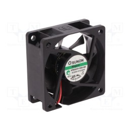 1 pcs x SUNON - MF60252VX-1000U-A99 - Fan: DC, axial, 24VDC, 60x60x25mm, 45.63m3/h, 27dBA, Vapo, 5200rpm