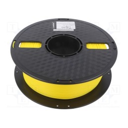 1 rol x GEMBIRD - 3DP-PLA1.75-01-Y - Filament: PLA, 1.75mm, yellow, 190÷220°C, 1kg