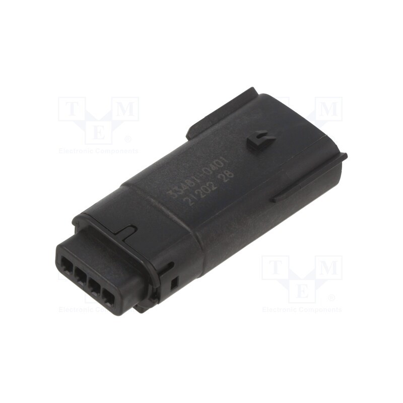 120 pcs x MOLEX - 33481-0401 - MX150 ASSY 1.5 BLD 1X4 BLK A/4