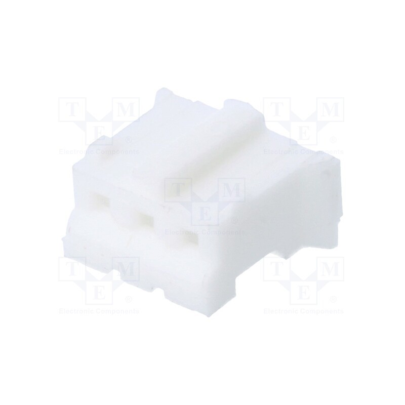 100 pcs x CONNFLY - I-DS1066-SCW003 - Plug, wire-board, female, 2mm, PIN: 3, w/o contacts, for cable, 100V