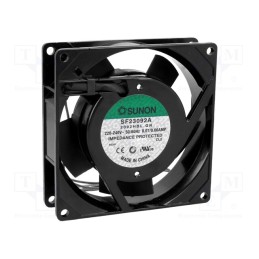 1 pcs x SUNON - SF23092A2092HBL.GN - Fan: AC, axial, 230VAC, 92x92x25mm, 51m3/h(±7%), 37dBA, 2350rpm