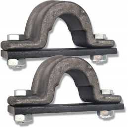 Set of 2x strong bracket for mounting the actuator, diameter 40mm