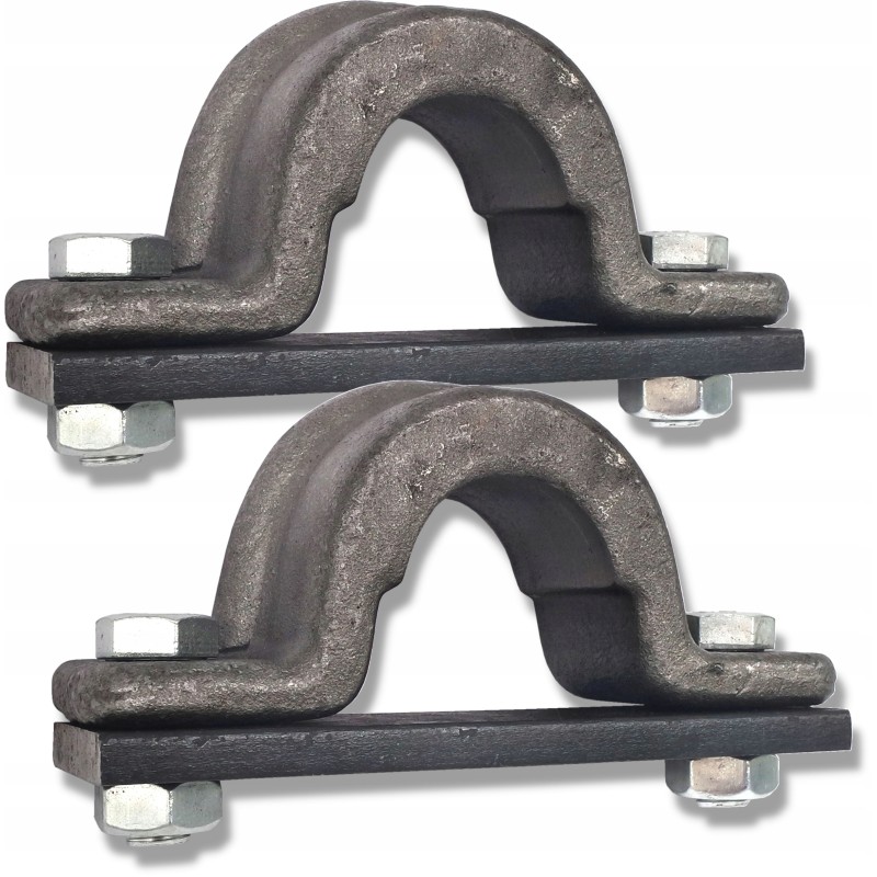 Set of 2x strong bracket for mounting the actuator, diameter 40mm