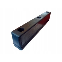 Rubber bumper 40x5 2x8 cm 3 holes