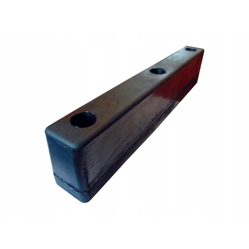 Rubber bumper 40x5 2x8 cm 3 holes