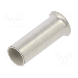 100 pcs x WAGO - 216-124 - Tip: bootlace ferrule, non-insulated, 1.5mm2, 6mm, tinned, crimped