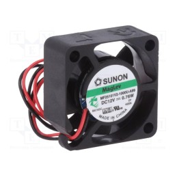 1 pcs x SUNON - MF25101V2-1000U-A99 - Fan: DC, axial, 12VDC, 25x25x10mm, 5.07m3/h, 16dBA, Vapo, 9600rpm