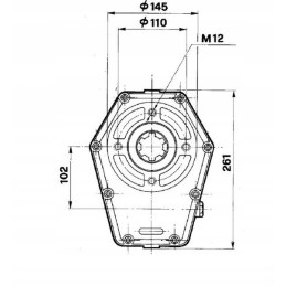 Pump multiplier 1 3 8 HDS forest trailer