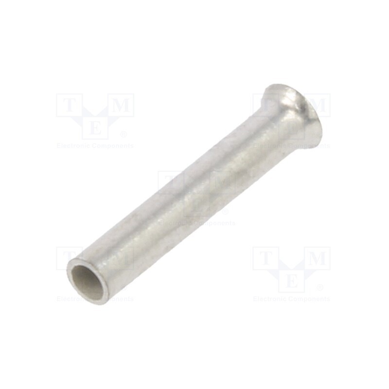 100 pcs x WAGO - 216-132 - Tip: bootlace ferrule, non-insulated, 0.34mm2, 7mm, tinned