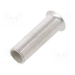 100 pcs x WAGO - 216-123 - Tip: bootlace ferrule, non-insulated, 1mm2, 6mm, tinned, crimped