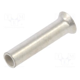 100 pcs x WAGO - 216-151 - Tip: bootlace ferrule, non-insulated, 0.25mm2, 5mm, tinned