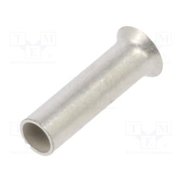 100 pcs x WAGO - 216-122 - Tip: bootlace ferrule, non-insulated, 0.75mm2, 6mm, tinned