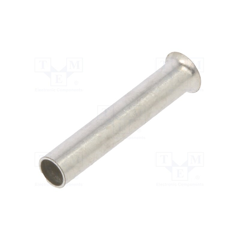 100 pcs x WAGO - 216-143 - Tip: bootlace ferrule, non-insulated, 1mm2, 10mm, tinned, crimped