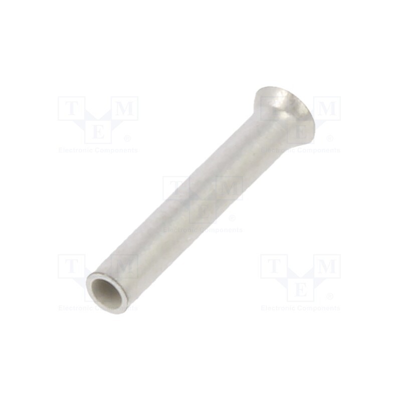 100 pcs x WAGO - 216-131 - Tip: bootlace ferrule, non-insulated, 0.25mm2, 7mm, tinned