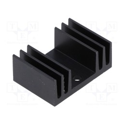 1 pcs x FISCHER ELEKTRONIK - SK 09 20 SA TO 220 - Heatsink: extruded, TO220, black, L: 20mm, W: 29mm, H: 11.5mm, 15K/W