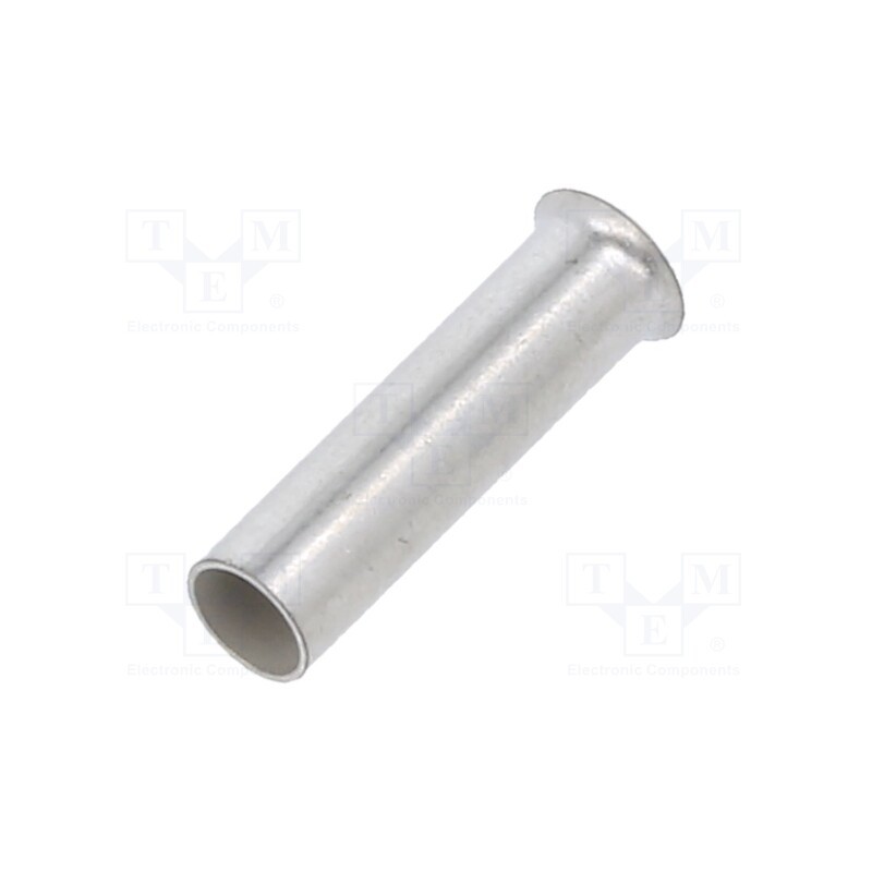 100 pcs x WAGO - 216-106 - Tip: bootlace ferrule, non-insulated, 2.5mm2, 10mm, tinned