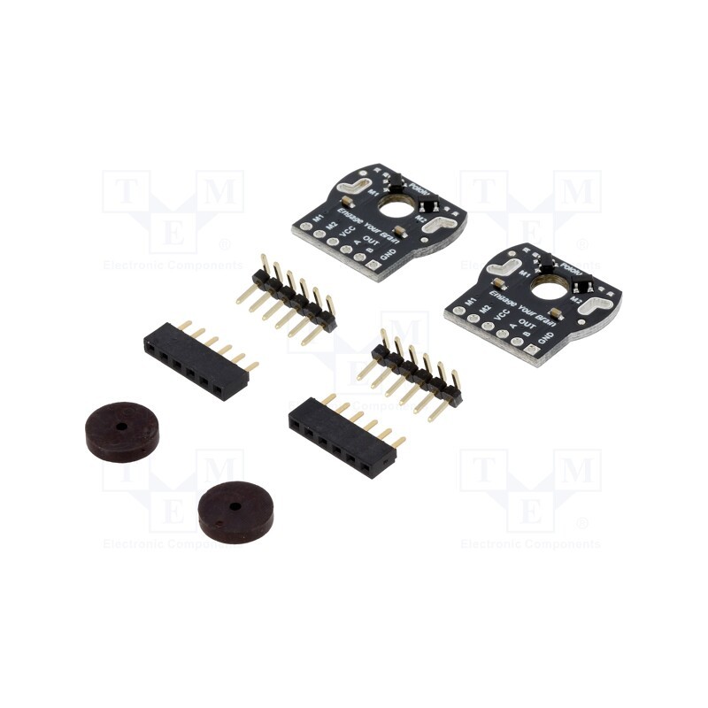 1 set x POLOLU - ROMI ENCODER PAIR KIT 12 CPR 3.5-18V - Sensor: Hall, encoders,magnet, 3.5÷18VDC, POLOLU Romi, 2pcs.