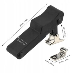 Lower front trunk fastener for Polaris Sportsman 570 1000