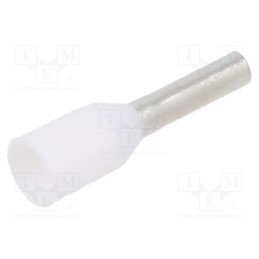 100 pcs x BM GROUP - BM005021 - Tip: bootlace ferrule, insulated, copper, 0.75mm2, 6mm, tinned