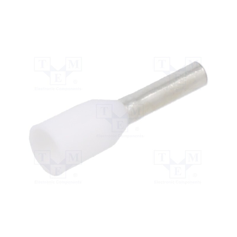 100 pcs x BM GROUP - BM005021 - Tip: bootlace ferrule, insulated, copper, 0.75mm2, 6mm, tinned