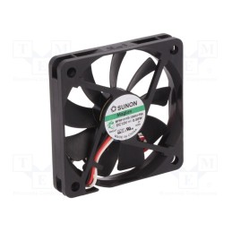 1 pcs x SUNON - MF60101V3-1000U-F99 - Fan: DC, axial, 12VDC, 60x60x10mm, 20.62m3/h, 20.5dBA, Vapo, 3200rpm