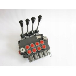 Connections to a 4-section hydraulic distributor, 40l