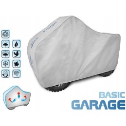 All-year-round quad tarpaulin with luggage box l