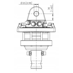Rotator baltrotors gr46 4 5t hds fasi rotator
