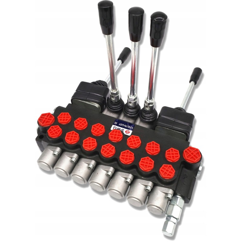 Hydraulic distributor 7 sec 40l with joysticks