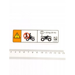 Brp warning label sticker 704906861