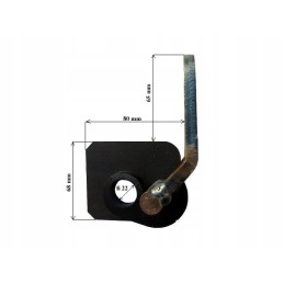 Bottom hinge to the side, bottom discharge set, diameter 22