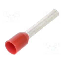 100 pcs x BM GROUP - BM005043 - Tip: bootlace ferrule, insulated, copper, 1.5mm2, 12mm, tinned