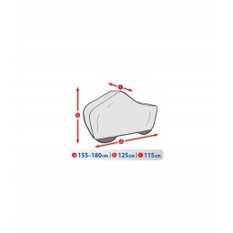 Cover for quad, length 155-180 cm