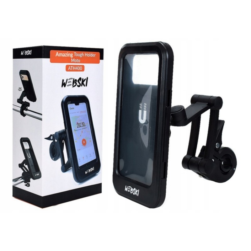 A gift for a motorcyclist for Santa Claus under the Christmas tree, a handlebar mount