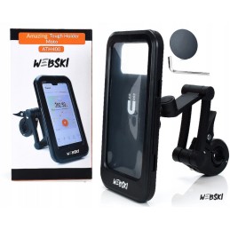 A gift for a motorcyclist for Santa Claus under the Christmas tree, a handlebar mount