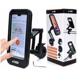 A gift for a motorcyclist for Santa Claus under the Christmas tree, a handlebar mount