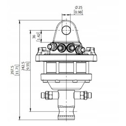Rotator baltrotors gr30 3t hds palfinger rotator