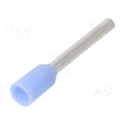 100 pcs x WAGO - 216-350 - Tip: bootlace ferrule, insulated, 0.25mm2, 8mm, tinned, crimped