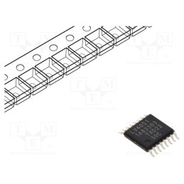 1 pcs x NEXPERIA - 74LV4051PW,118 - IC: digital, demultiplexer,multiplexer, Ch: 8, TTL, SMD, TSSOP16