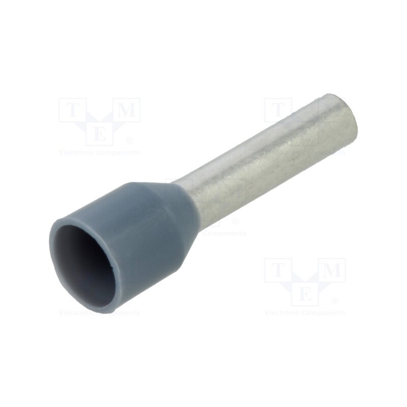 100 pcs x BM GROUP - BM007071 - Tip: bootlace ferrule, insulated, copper, 2.5mm2, 10mm, tinned