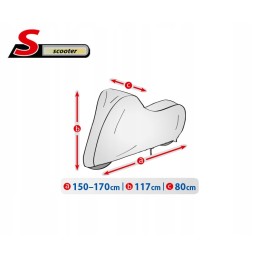 Scooter cover, length 150-170 cm