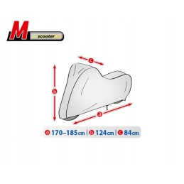 Scooter cover, length 170-185 cm