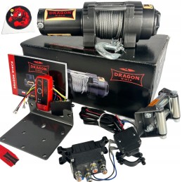 Electric winch dwh3000hd quad 12v 1400kg