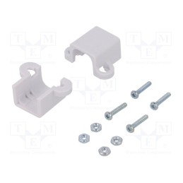 1 pcs x POLOLU - POLOLU-1089 - Bracket, white, for micromotors in size 10 x 12 x 24 mm, 2pcs.