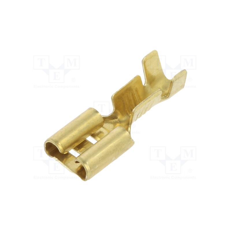 100 pcs x IMP - 670.08.00.3 - Terminal: flat, 6.3mm, 0.8mm, female, 1÷2.5mm2, crimped, for cable