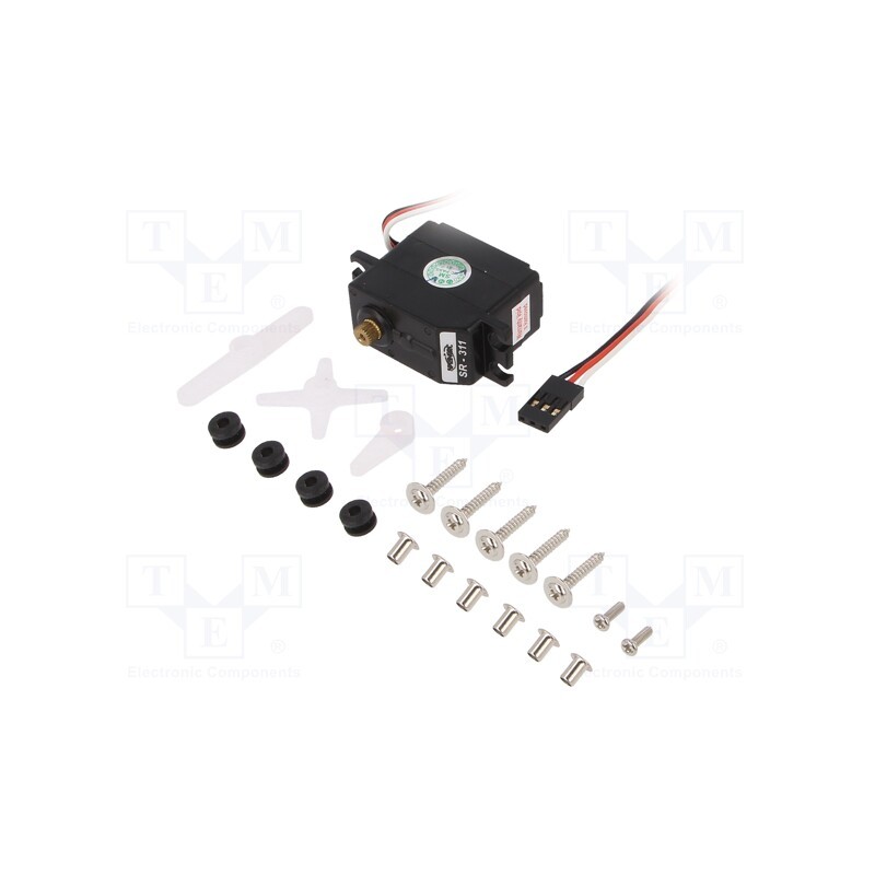 1 pcs x SpringRC - OKY8107 - Motor: servo, 4.8÷6VDC, standard, analogue, 38.1x31.3x16.5mm, 180°