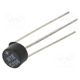 1 pcs x NTE Electronics - NTE5306 - Bridge rectifier: single-phase, Urmax: 800V, If: 1.5A, Ifsm: 50A