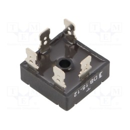 1 pcs x DIOTEC SEMICONDUCTOR - DB15-12 - Bridge rectifier: three-phase, Urmax: 1.2kV, If: 15A, Ifsm: 350A