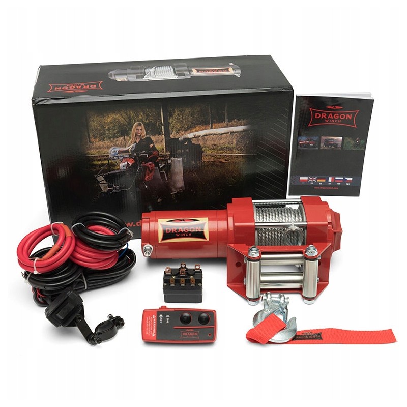 Dragon Winch DWM 3500st winch for Quad Plug